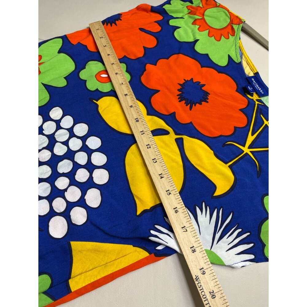 Marimekko x Target Floral Print Shift Dress Size Small Hawaiian Vacation Boho - Picture 5 of 13
